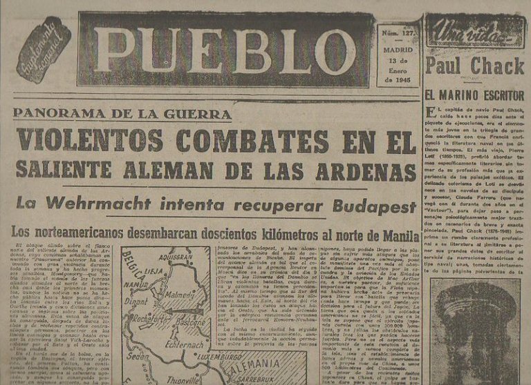 PUEBLO. SUPLEMENTO SEMANAL. NUM. 127. MADRID. 13 DE ENERO DE …