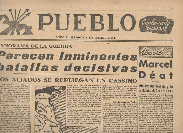 PUEBLO. SUPLEMENTO SEMANAL. NUM. 91. MADRID, 5 DE ABRIL DE …