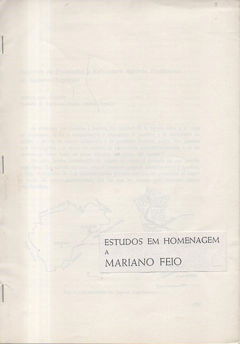 REGIMEN DE PROPIEDAD Y ESTRUCTURA AGRARIA TRADICIONAL EN SIGUERO (SEGOVIA).