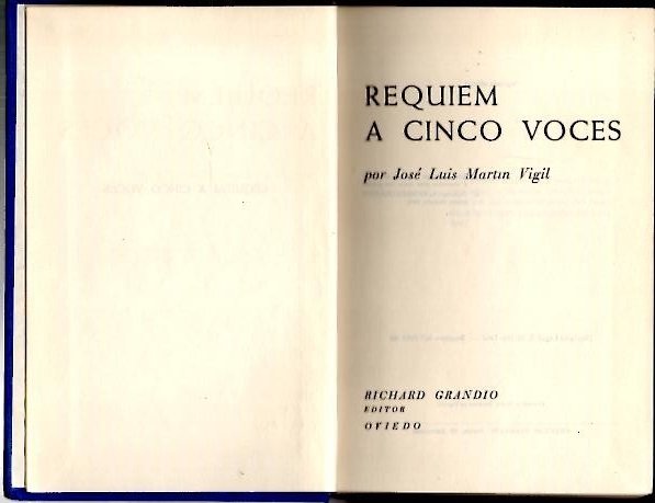 REQUIEM A CINCO VOCES.