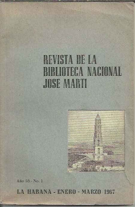 REVISTA DE LA BIBLIOTECA NACIONAL JOSE MARTI. AÑO 58. NUM. …