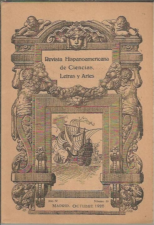 REVISTA HISPANOAMERICANA DE CIENCIAS, LETRAS Y ARTES. N. 30.