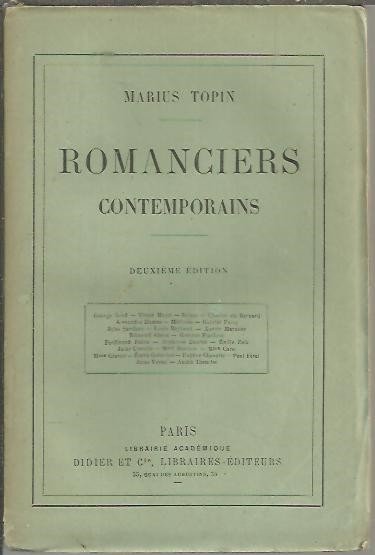 ROMANCIERS CONTEMPORAINS.