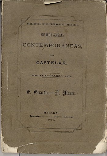SEMBLANZAS CONTEMPORANEAS. TOMO III. MARZO, 1871. E. GIRARDIN. D. MANIN.