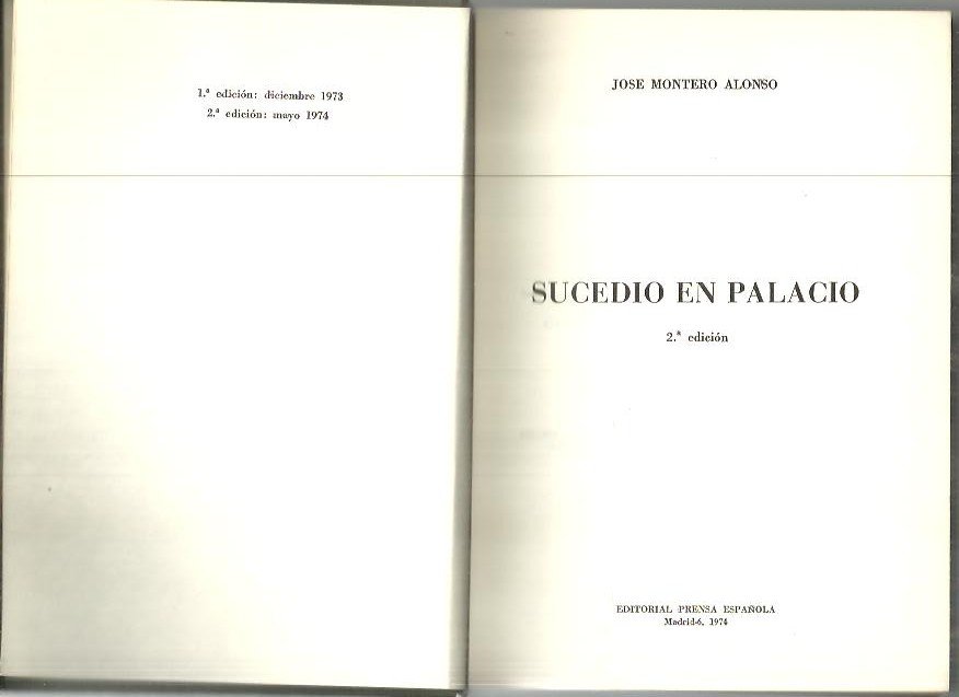 SUCEDIO EN PALACIO.