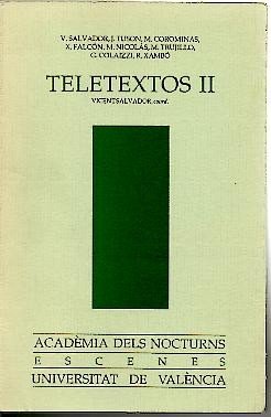 TELETEXTOS II. (LECTURES DE SOCIOLOGIA DE LA COMUNICACIÓN).