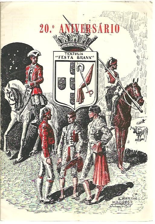 TERTULIA FESTA BRAVA. NUM. 24. AGOSTO 1966. 20 ANIVERSARIO.