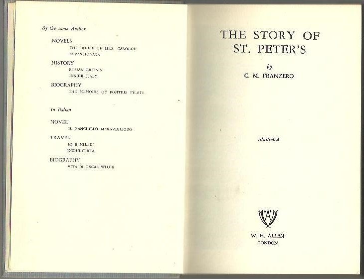 THE STORY OF ST. PETER'S.