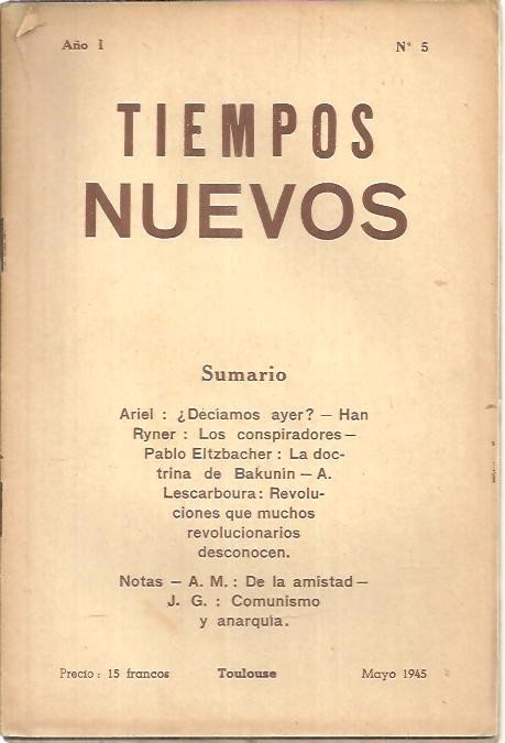 TIEMPOS NUEVOS. AÑO 1. NUM. 2.