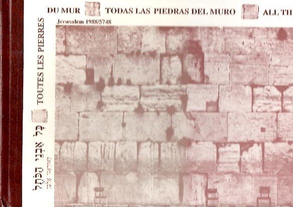 TOUTES LES PIERRES DU MUR. TODAS LAS PIEDRAS DEL MURO. …