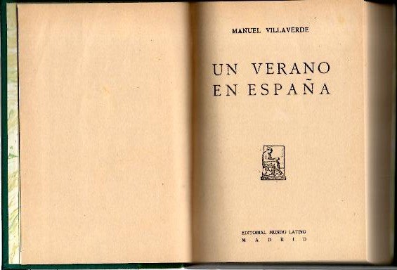 UN VERANO EN ESPAÑA.