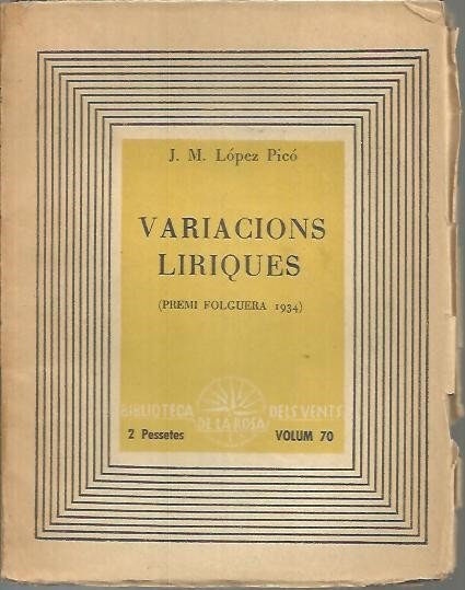 VARIACIONS LIRIQUES.
