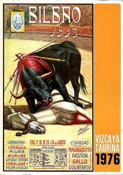 VIZCAYA TAURINA. AGOSTO 1976.
