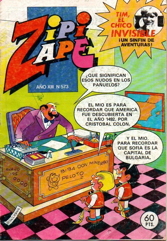 ZIPI ZAPE. AÑO XIII. N. 573. ABRIL DE 1984.