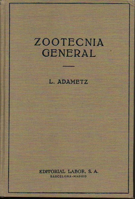 ZOOTECNIA GENERAL.