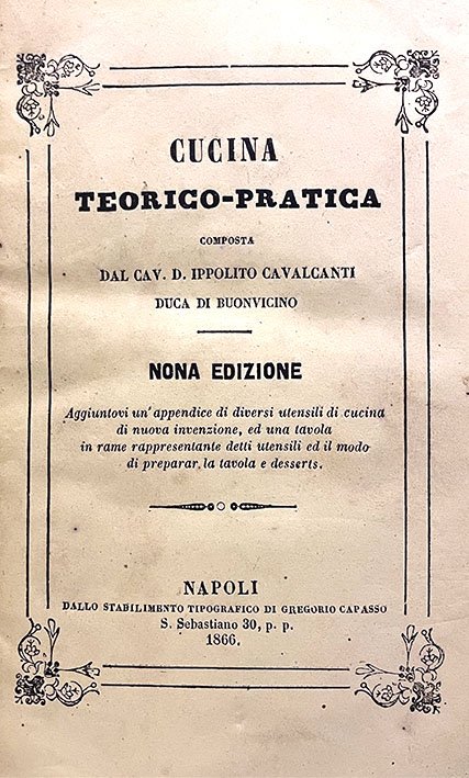 Cucina teorico-pratica.