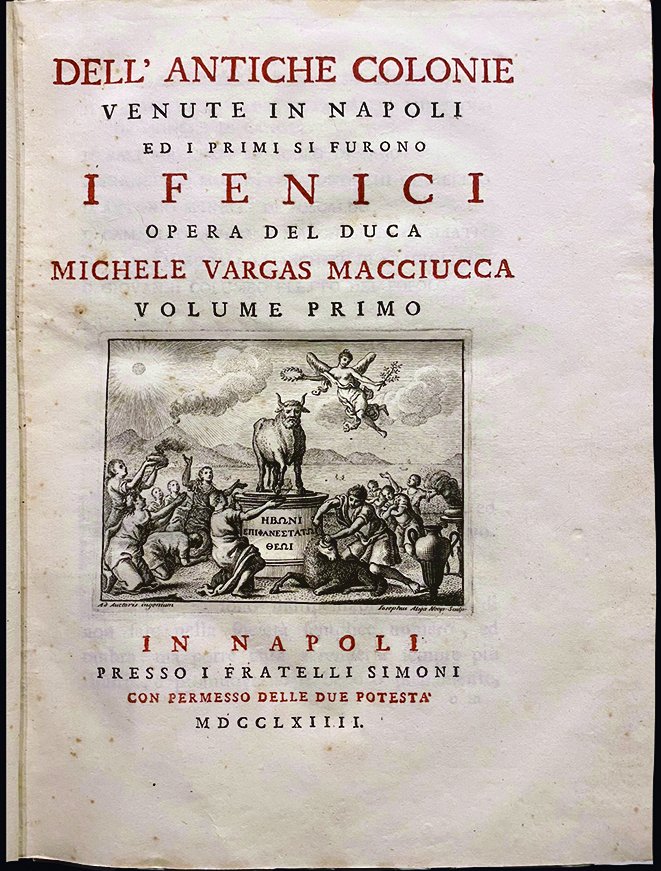 Delle antiche colonie venute in Napoli ed i primi si …
