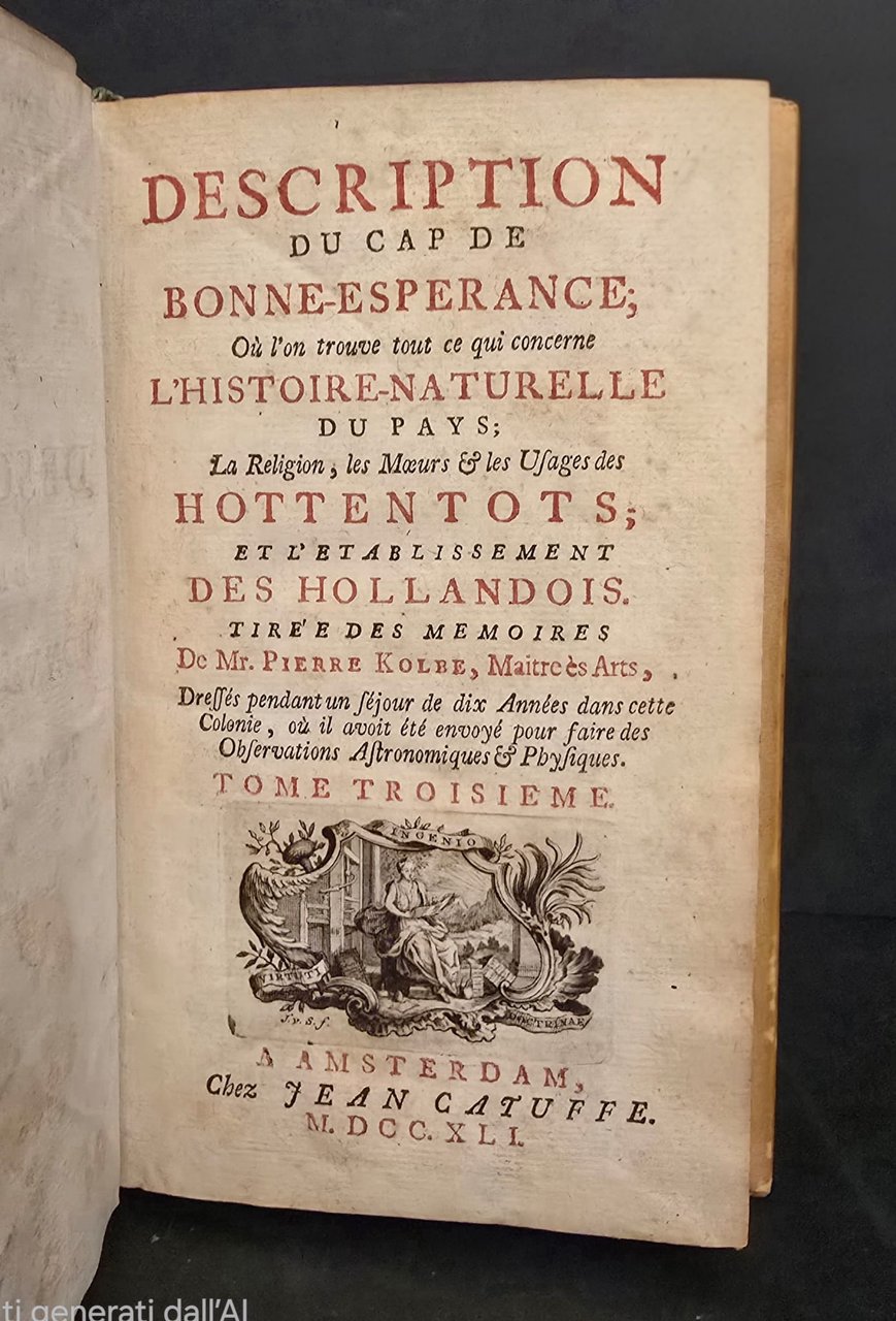 Description du cap de Bonne-Espérance... | Immagine principale