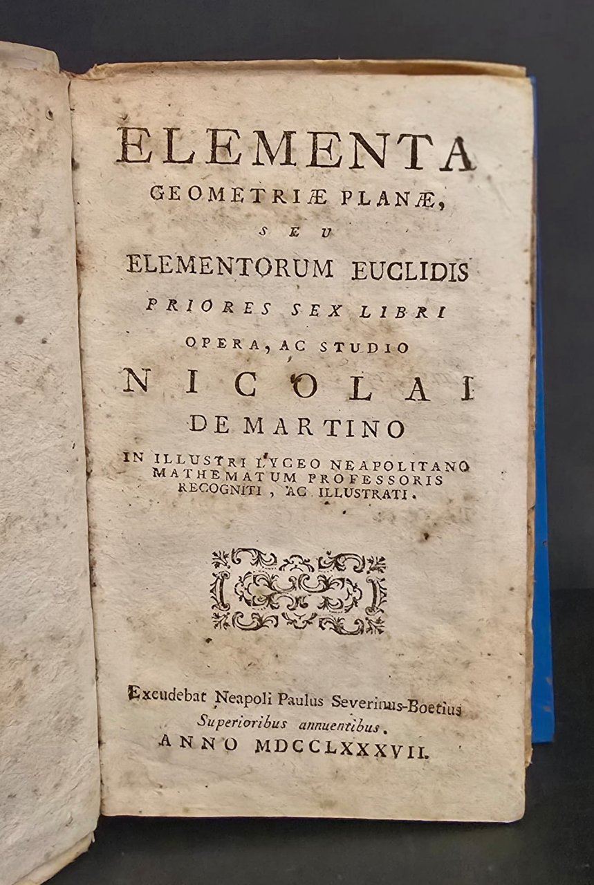 Elementa geometriae planae, seu elementorum Euclidis. | Immagine principale