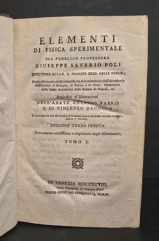 Elementi di fisica sperimentale. | Immagine Gallery 2
