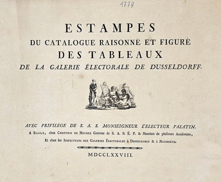 ESTAMPES DU CATALOGUE raisonné et figuré des tableaux de la …