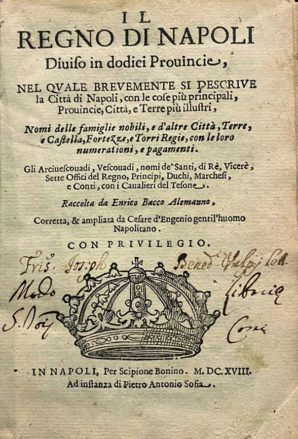 Il Regno di Napoli diviso in dodici Provincie