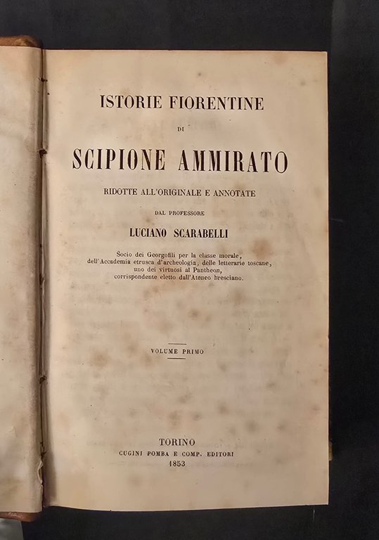 Istorie fiorentine di Scipione Ammirato | Immagine Gallery 2