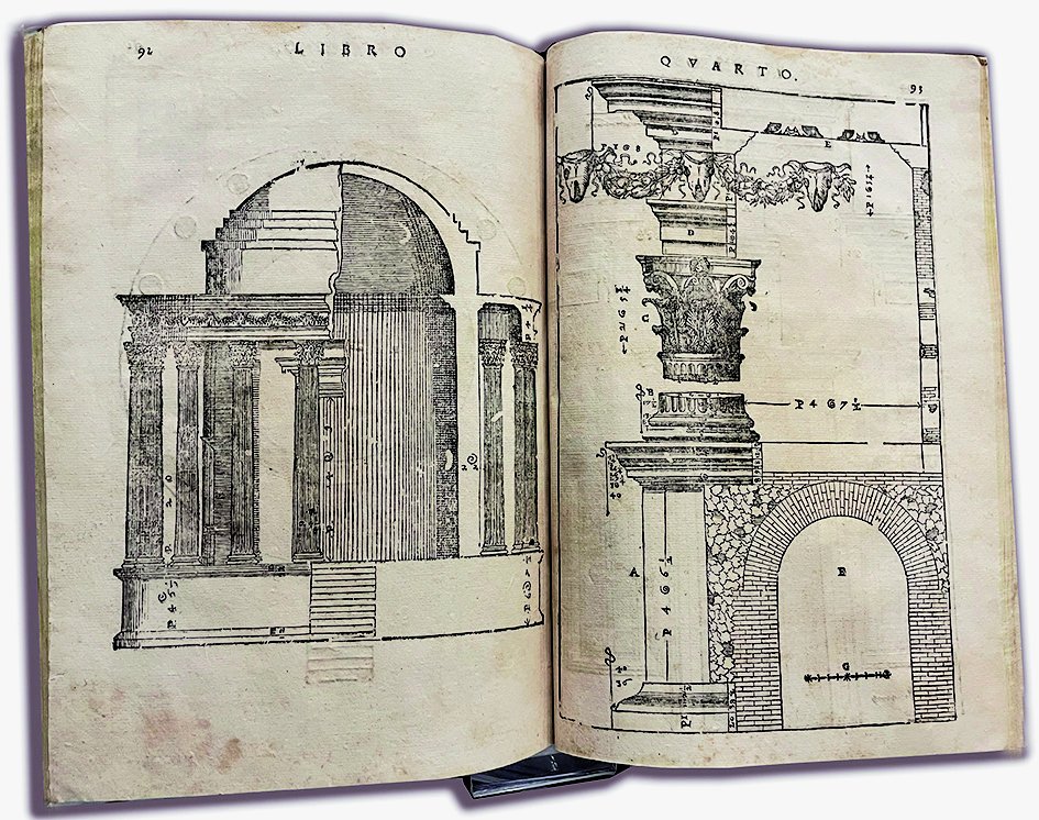 L’architettura di A. P. divisa in quattro libri. Né quali …