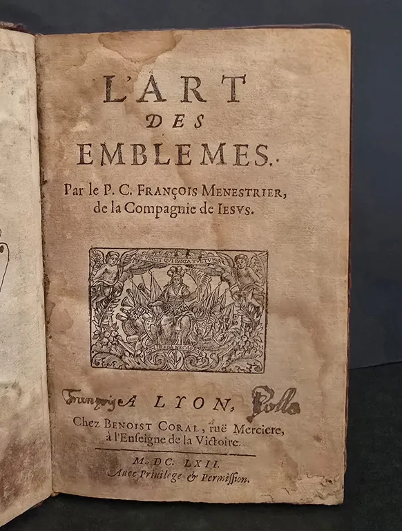 L' art des emblemes.