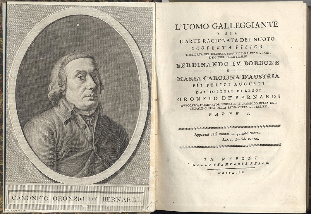 L’uomo galleggiante o sia l’arte ragionata del nuoto scoperta fisica.