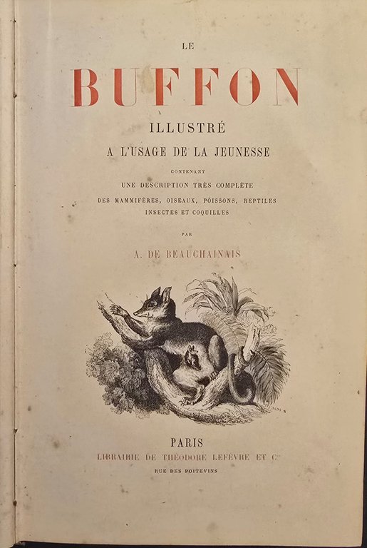 Le Buffon illustrèe a l’usage de la jeunesse. | Immagine Gallery 2