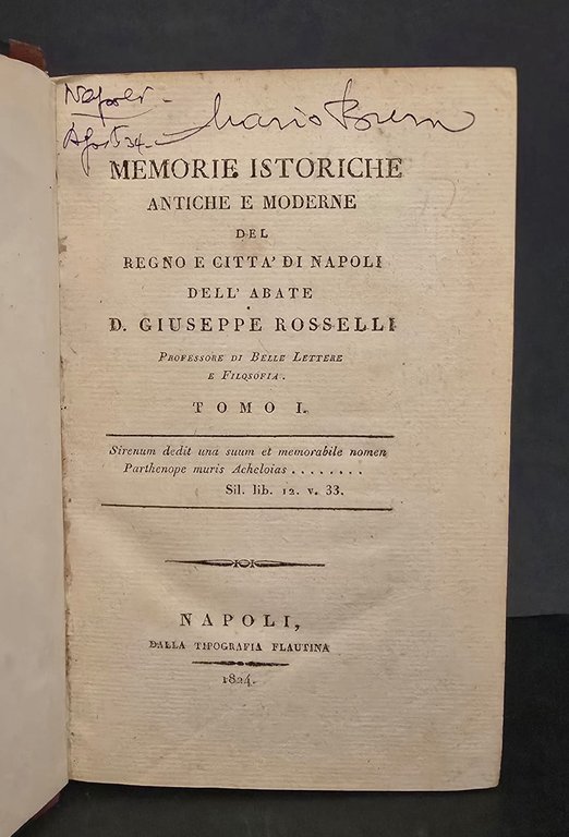 Memorie Istoriche antiche e moderne del Regno e Città di … | Immagine Gallery 2