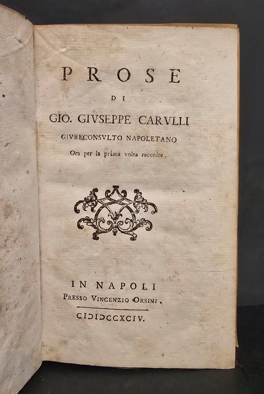 Prose di G .G. C. Giureconsulto.. | Immagine principale