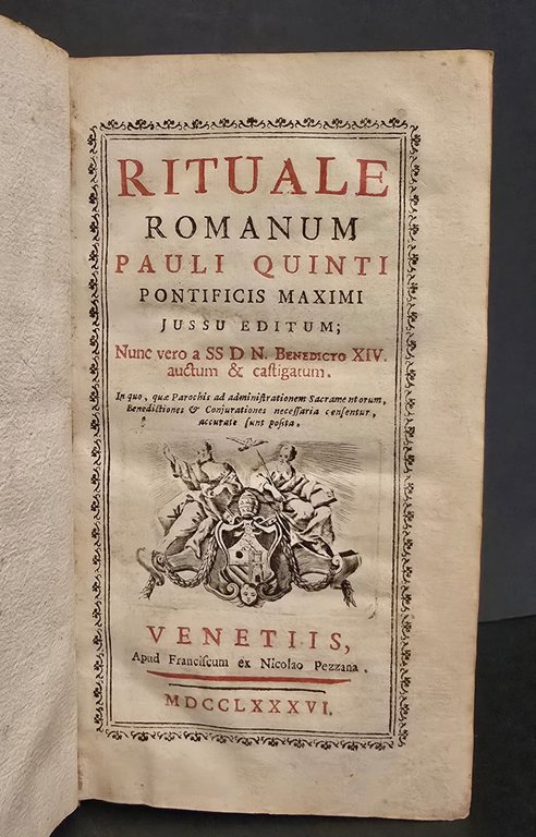 Rituale Romanum Pauli Quinti Pontificis Maximi. | Immagine Gallery 2