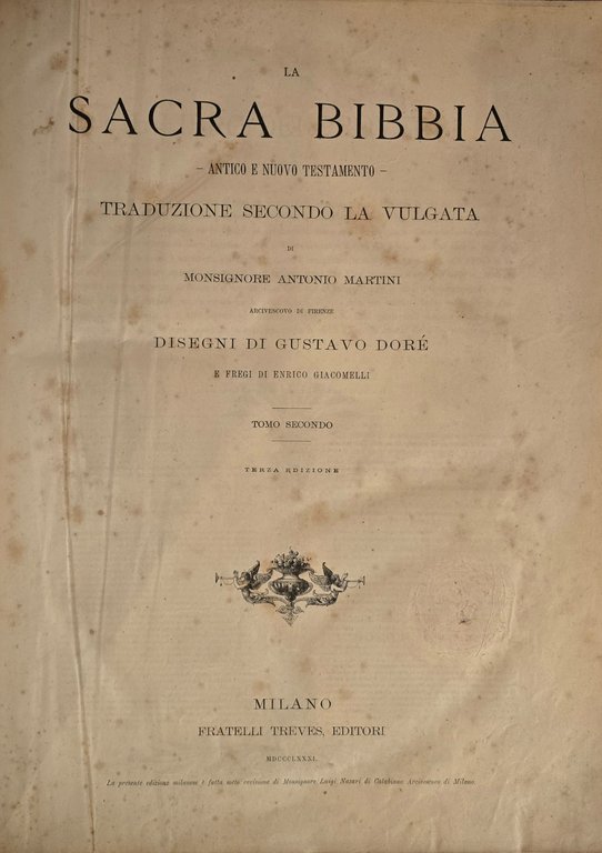 SACRA BIBBIA (LA). Vecchio e Nuovo Testamento. | Immagine Gallery 2