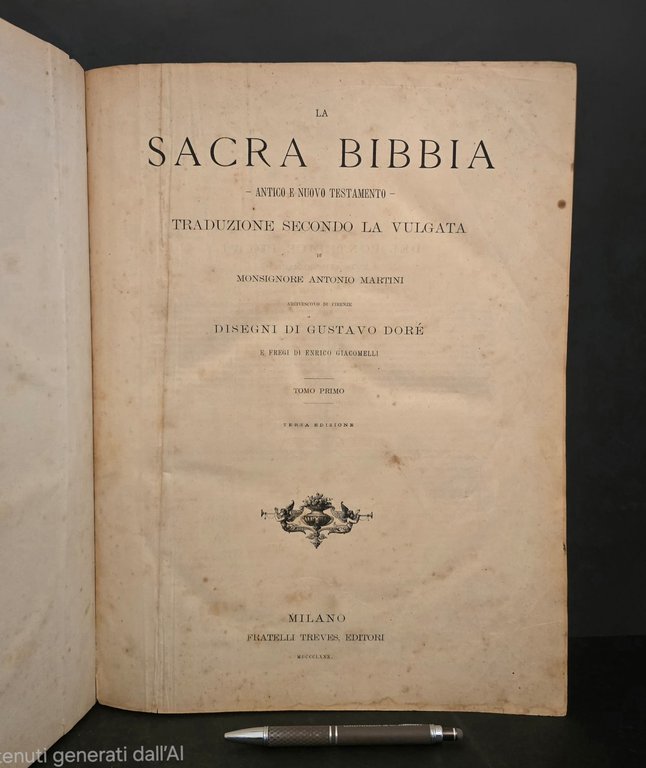SACRA BIBBIA (LA). Vecchio e Nuovo Testamento. | Immagine Gallery 4
