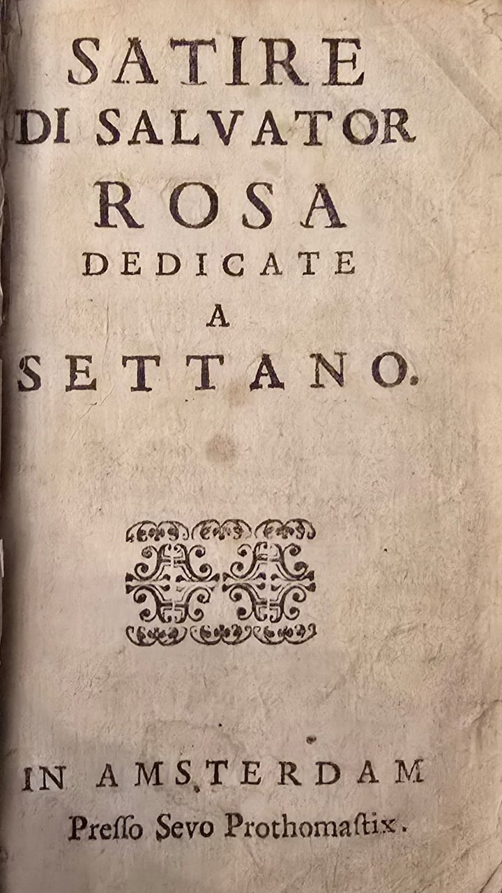 Satire. Dedicate a Settano. | Immagine principale