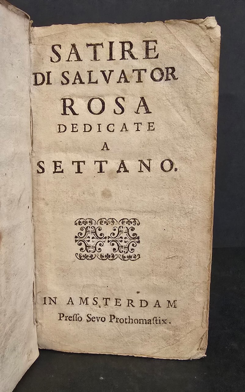 Satire. Dedicate a Settano. | Immagine principale