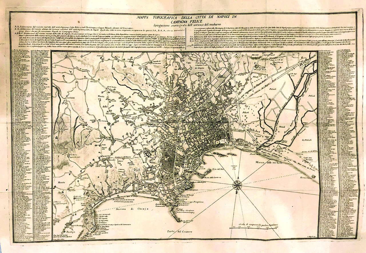 Topografia universale della città di Napoli.
