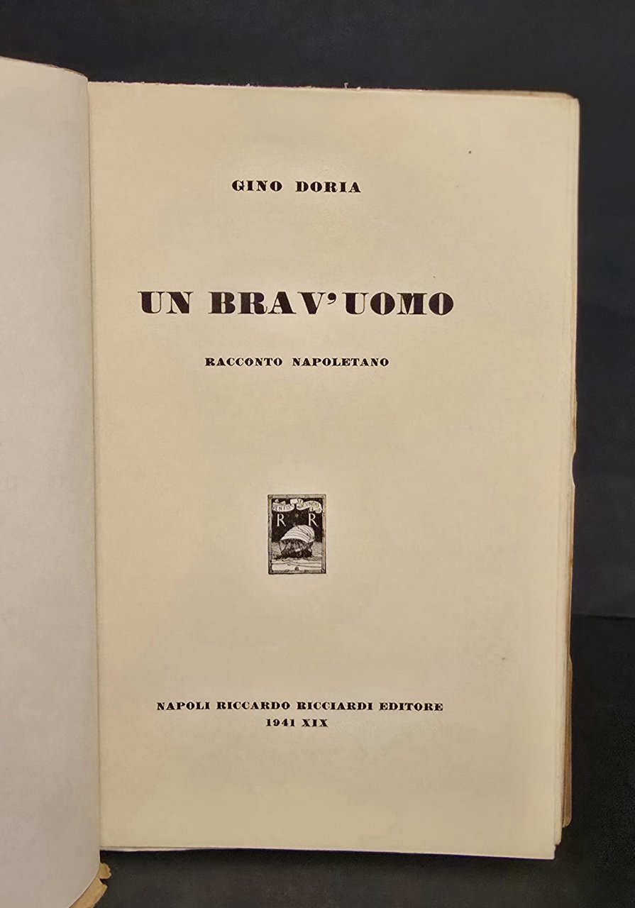 Un brav’uomo. Racconto napoletano. | Immagine principale