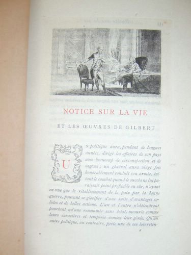 Poésies diverses de Gilbert [ Exemplaire sur Chine ]