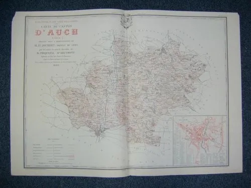Carte du Canton d'Auch Nord (Atlas Général du Gers) | Immagine principale