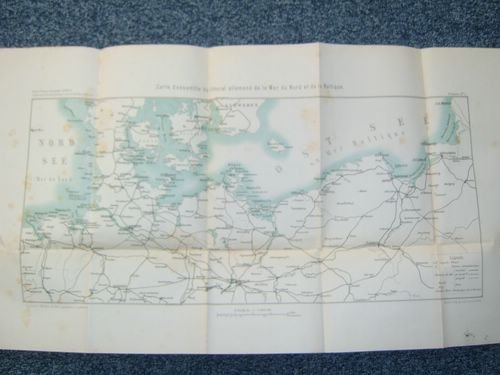 Guerre de 1870. Carte d'ensemble du littoral allemande de la …