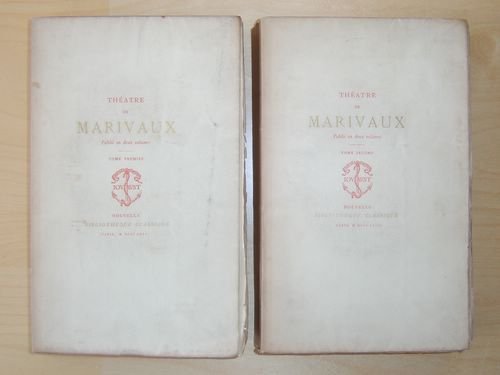 Théâtre Choisi de Marivaux (2 Tomes - Complet).