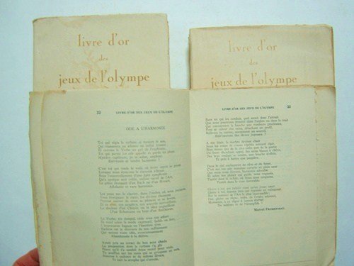 Livre d'Or des Jeux de l'Olympe [ Lot de 3 …