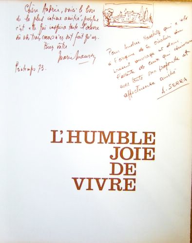 L'Humble joie de vivre [ exemplaire n° 0 , dédicacé …