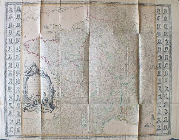 Carte de France divisée en ses Provinces et Gouvernement militaires …