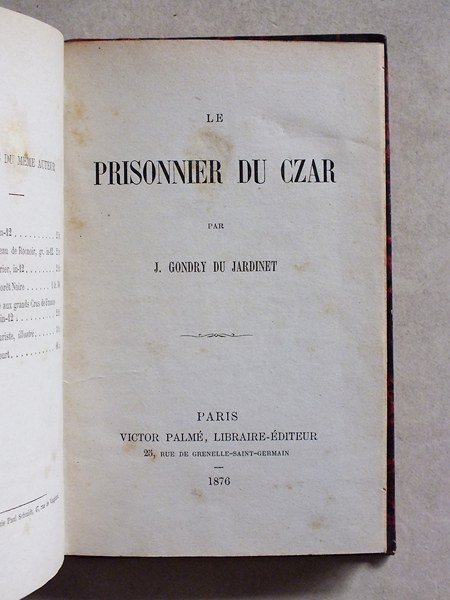 Le Prisonnier du Czar