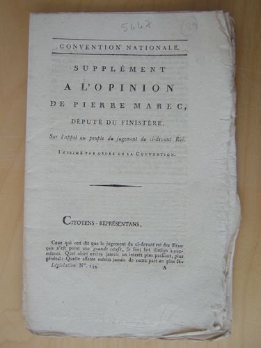Supplément à l'opinion de Pierre Marec, Député du Finistère, sur …