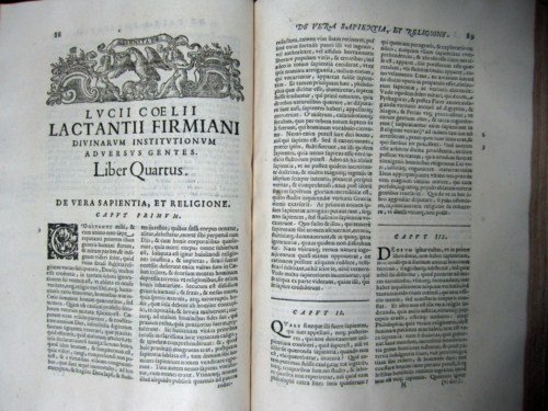 Lucii Coelii Lactantii Firmiani Opera, quae extant omni, videlicet. Divinarum …